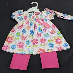 Willi Smith Baby Girl's Dress Set Size 12M
